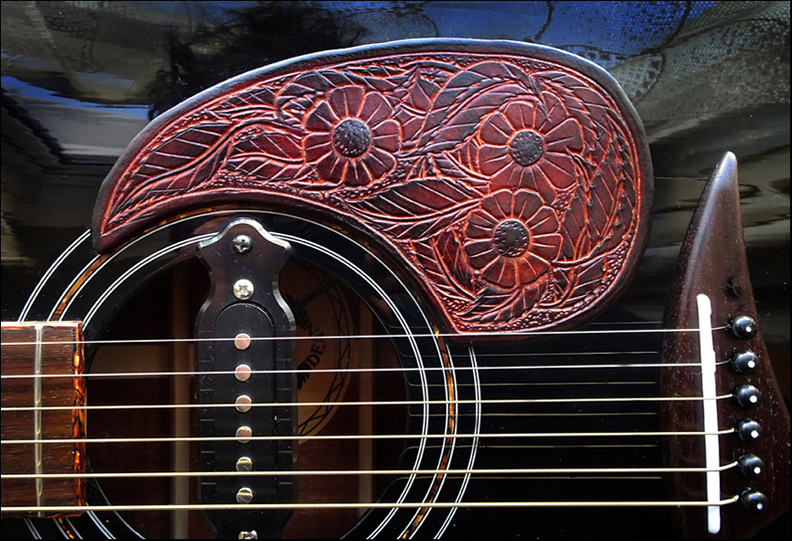 leather pick guard